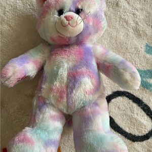 Colorful Plush Cat Toy build a bear